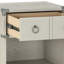 Table de chevet avec tiroir coulissant et design industriel-chic pour les chambres modernes