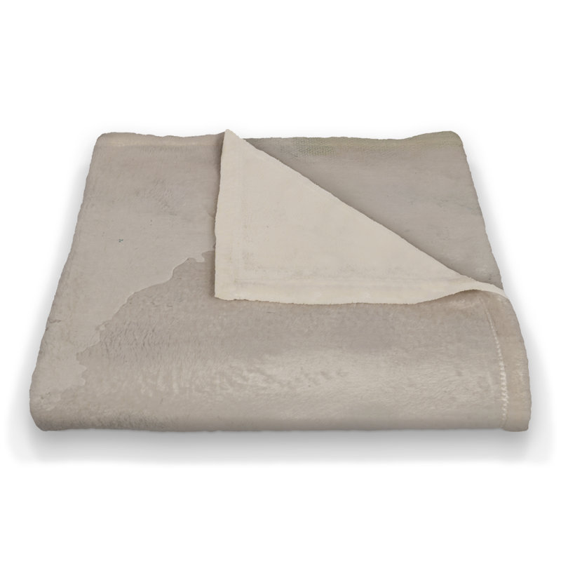 Moody Rust Abstract Riverscape Throw Blanket