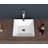 16X16 Inch White Ceramic Square Vessel Bathroom Sink