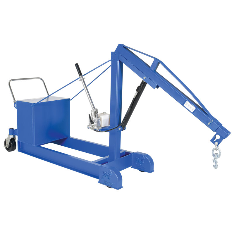 Grue de plancher à contrepoids, H 102 po x l 29 po x P 145,25 po
