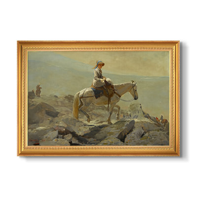 The Bridle Path, White Mountains, 1868 - Winslow Homer - Toile encadrée sur mesure
