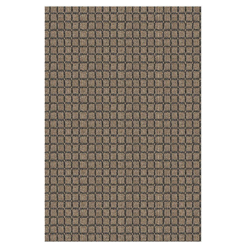 Tapis d'intérieur / extérieur beige touffeté Imo, Rectangle 12 pi x 20 pi