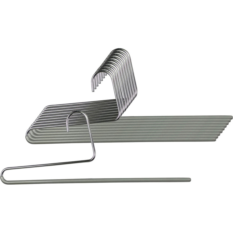 Metal Non-Slip Standard Hanger, Silver
