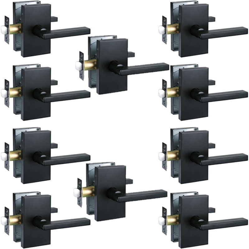 Levier de porte, Noir mat