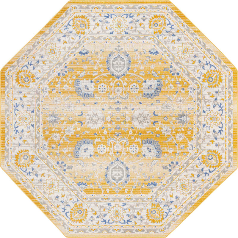 Matthei Oriental Indoor Rug, Octagon 7'