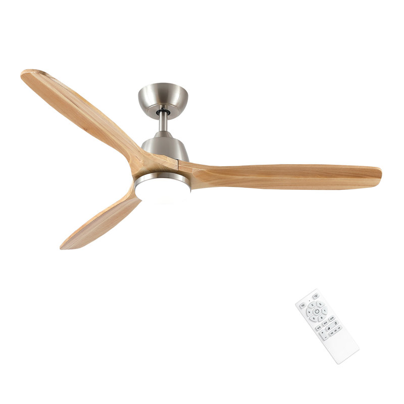 Éclairage de ventilateur de plafond à DEL intégré 52 po avec télécommande