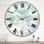 Horloge murale style bord de mer teinte bleu pâle III