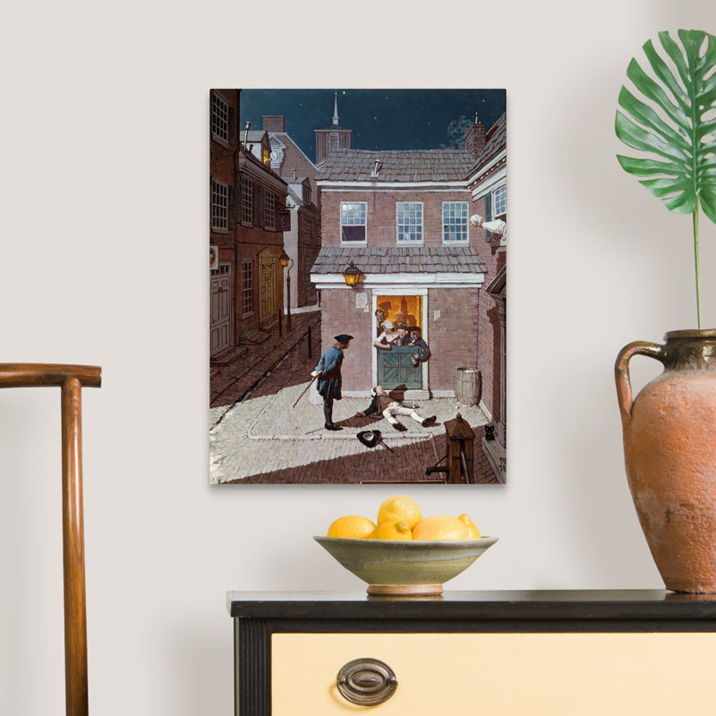 «The Tavern», art mural sur toile, H 24 po x l 18 po x P 1,25 po, Toile tendue