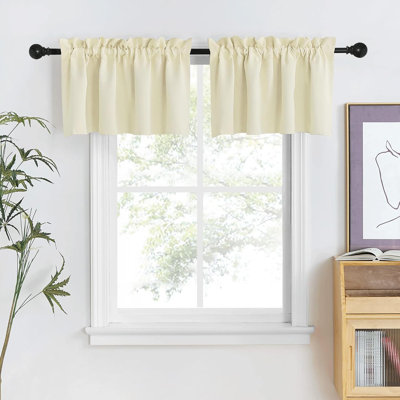 Polyester Blackout Rod Pocket Valance
