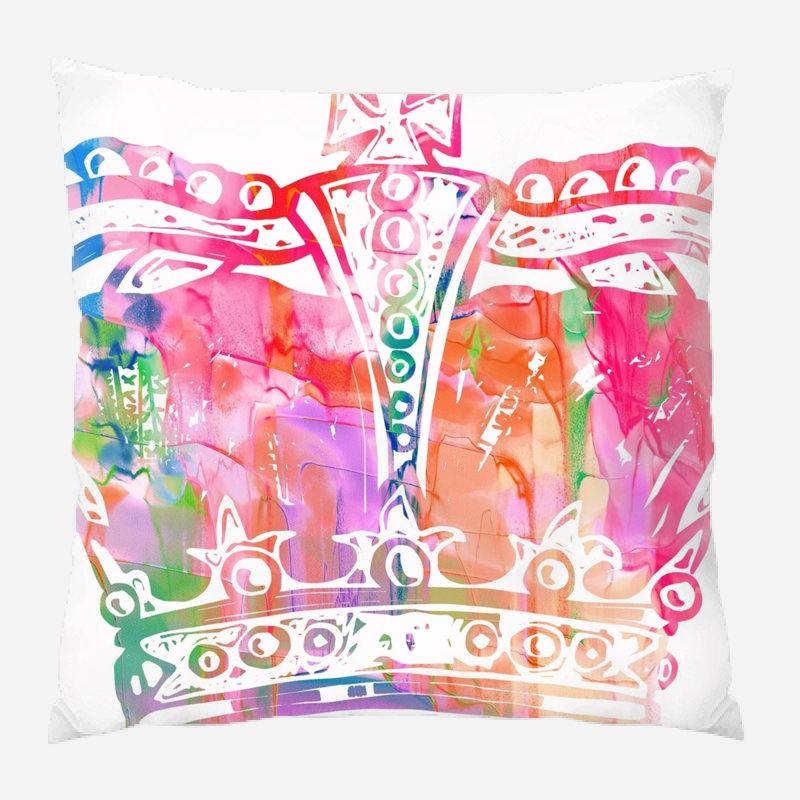 Housse et insert de coussin carré Wamsley, Microsuède, Intérieur