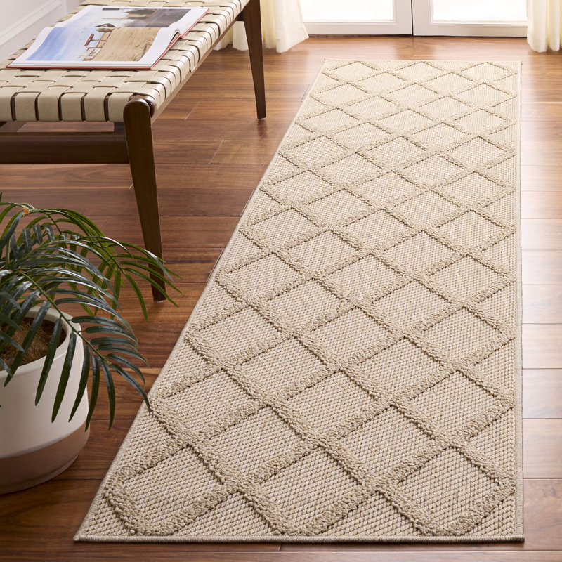 Tapis géométrique haute performance Highland 950, Tapis de couloir 2 pi 2 po x 9 pi
