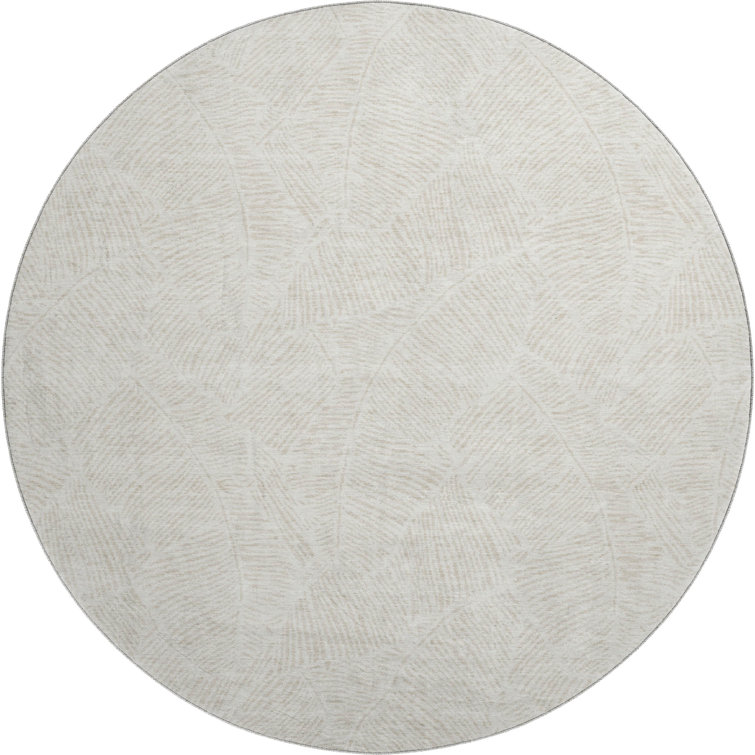 Premium Machine Washable Prisco Ivory Rug