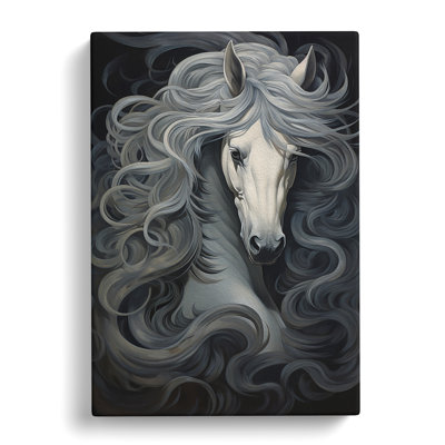 Shire Horse Rococo - Wrapped Canvas