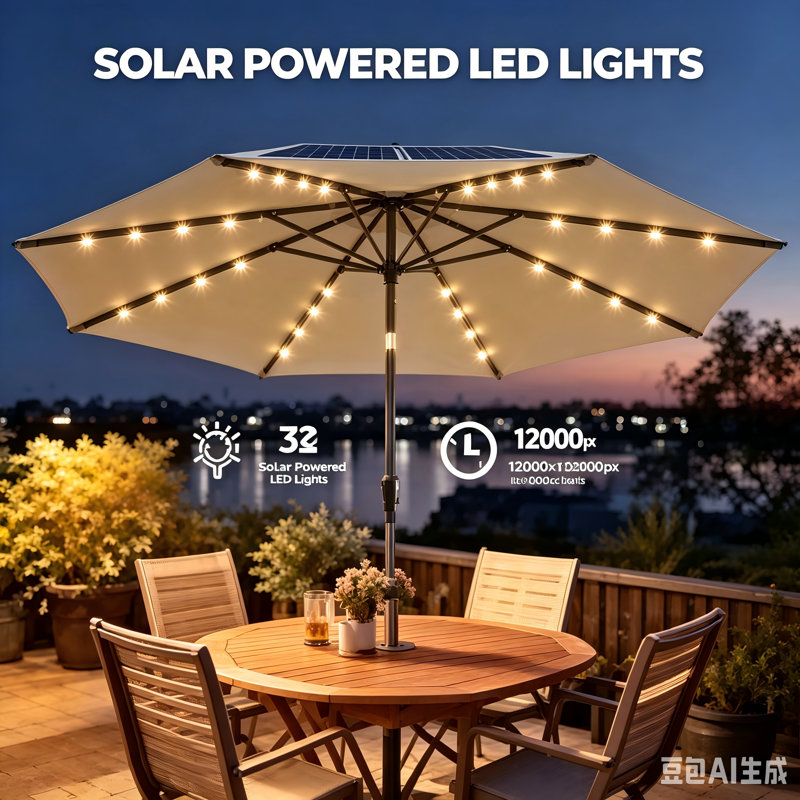 Parasol solaire pour patio