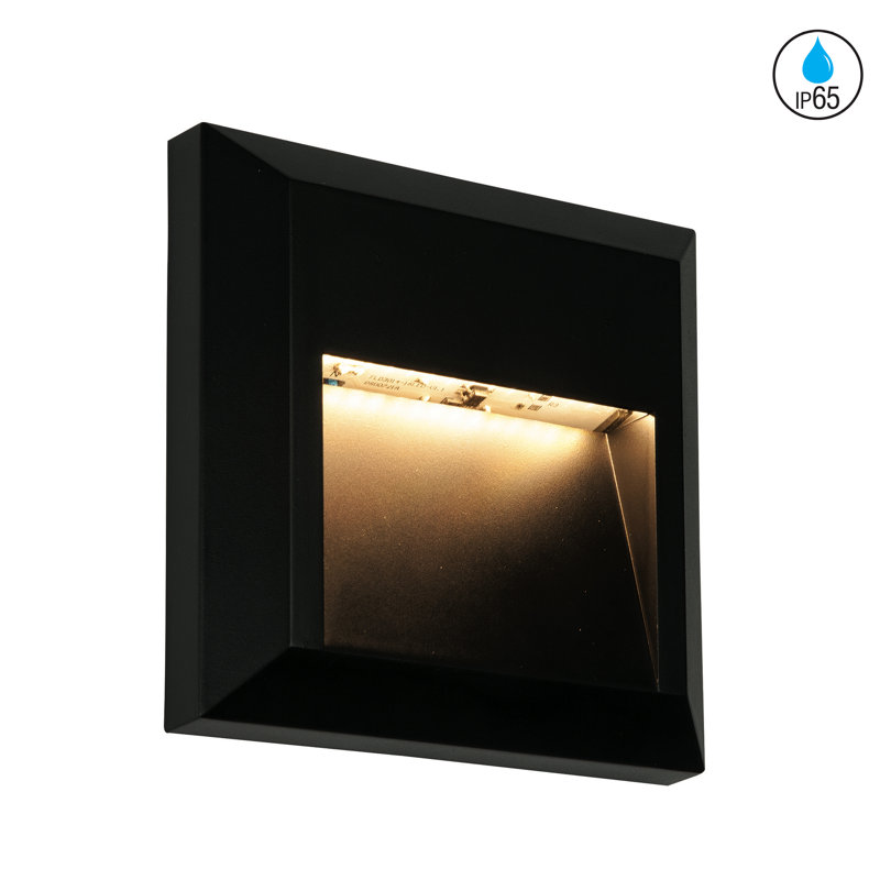 Penistone Integrated LED Outdoor Flush Mount with Dusk to Dawn