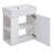 Modern Floating Bathroom Vanity With Ceramic Basin, Left Side Storage