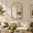 Marlowe 24X36 Arch Beaded Wall Mirror-137553140