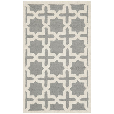 Seymour Rectangle 122 cm x 183 cm Geometric Wool Hand Woven Area Rug