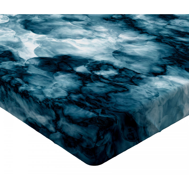 Microfiber Abstract Fitted Sheet, Twin XL Fitted Sheet