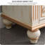 Décoration vintage rétro en bois sculpté et peint en or-2053079832