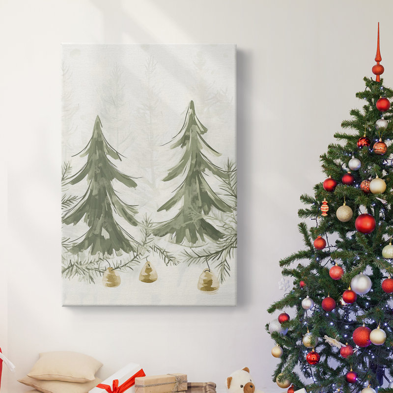 Art des Fêtes de Noël - Toile tendue avec châssis CDXV III, H 24 po x l 16 po