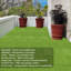 Carreaux de terrasse en plastique gazon