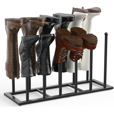 19.5 Inches Boot Rack Organizer for Tall Boots, Black