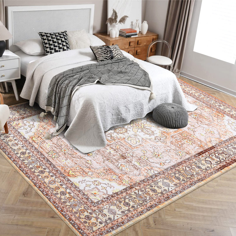 Lucciana Washable Rug, Rectangle 8' x 10'