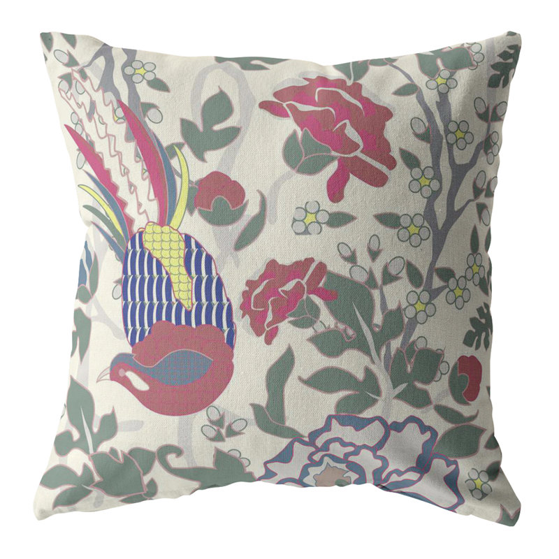 Housse et insert de coussin carré Slana, 16" x 16"