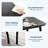 5-Piece Dining Set, Dining Table Set for 4, Table & Chair Set for Home, Apartment w/ 4 Chairs, Padded Seats & Backrests, Metal Frame, Space-Saving Design, Smooth Easy-to-Clean Surface-53484290-53484296