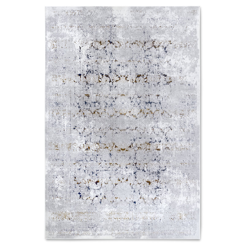 Kollektion 1809 No Pattern And No Solid Colour Machine Woven Cream Area Rug, Rectangle 5' x 7'7"
