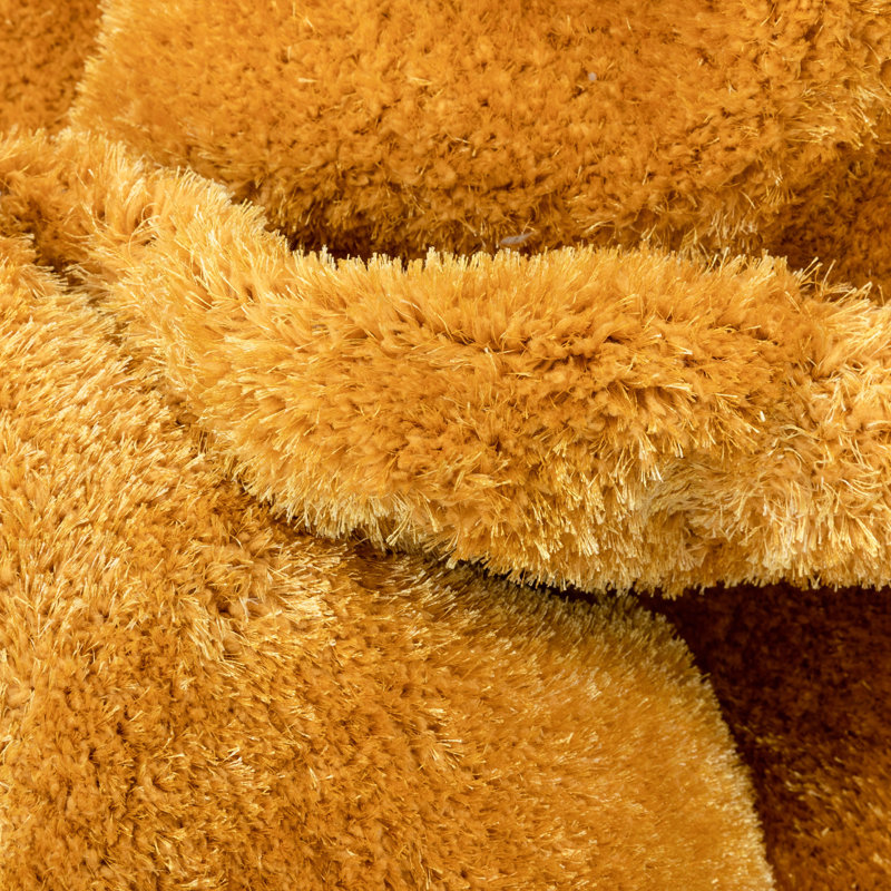 Rainbow Solid Colour Sheepskin Shag Area Rug, Rectangle 160 x 220cm
