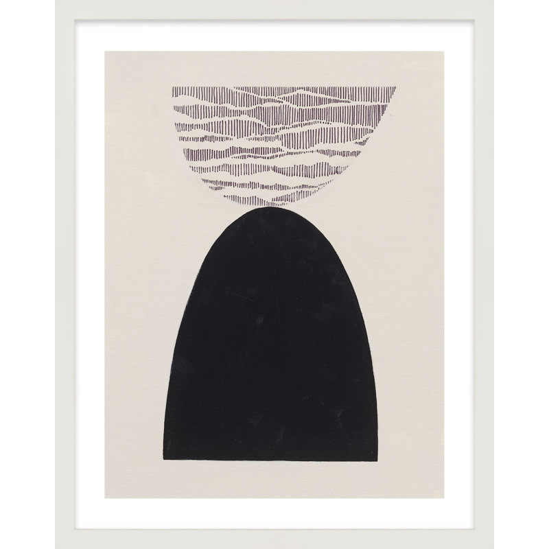 Peripheries 3 Print by Lee Lessem, White Framed, 30" W x 38" H