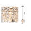 Luminaire suspendu en cristal 1 lumière Fantine-29552758
