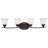 Trinidad 4-Light Indoor Antique Bronze Bath or Vanity Wall Mount with Alabaster Glass Bell Shades-24081066