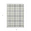 Tapis d'intérieur lavable à carreaux argent 5 pi x 8 pi