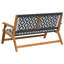 Solid Wood Acacia Outdoor Bench