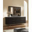 Commode, plateau en marbre et finition espreeso