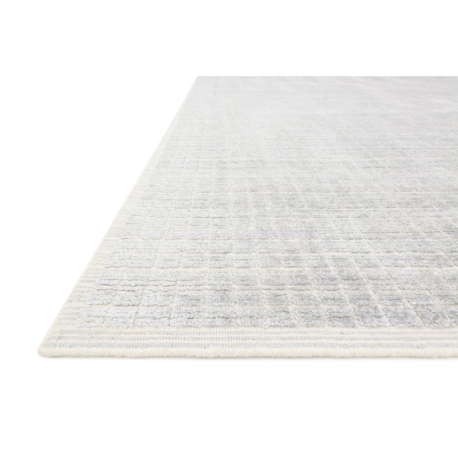 Alcone Silver Sky Hand-Loomed Geometric Rug, Rectangle 2' x 3'