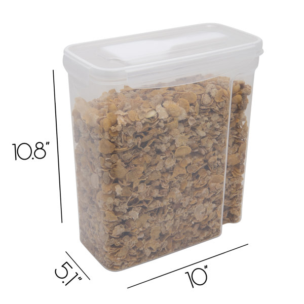 Rebrilliant Large BPA-Free Plastic Cereal Bulk Food Storage