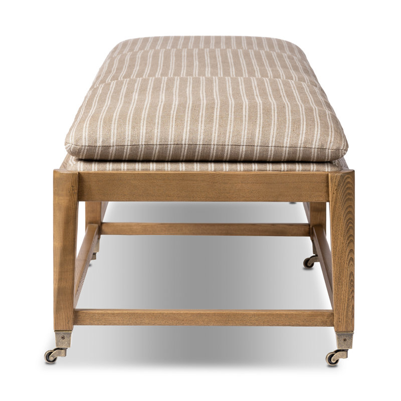 Eleanor Upholstered Bench, Rodin Sand