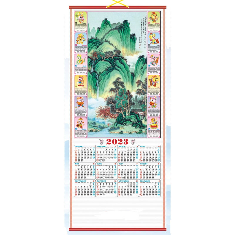 Décoration murale calendrier