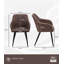 49cm H Upholstered Metal Armchair-218348574