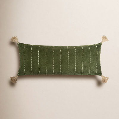 Roni Cotton Lumbar Rectangular Pillow