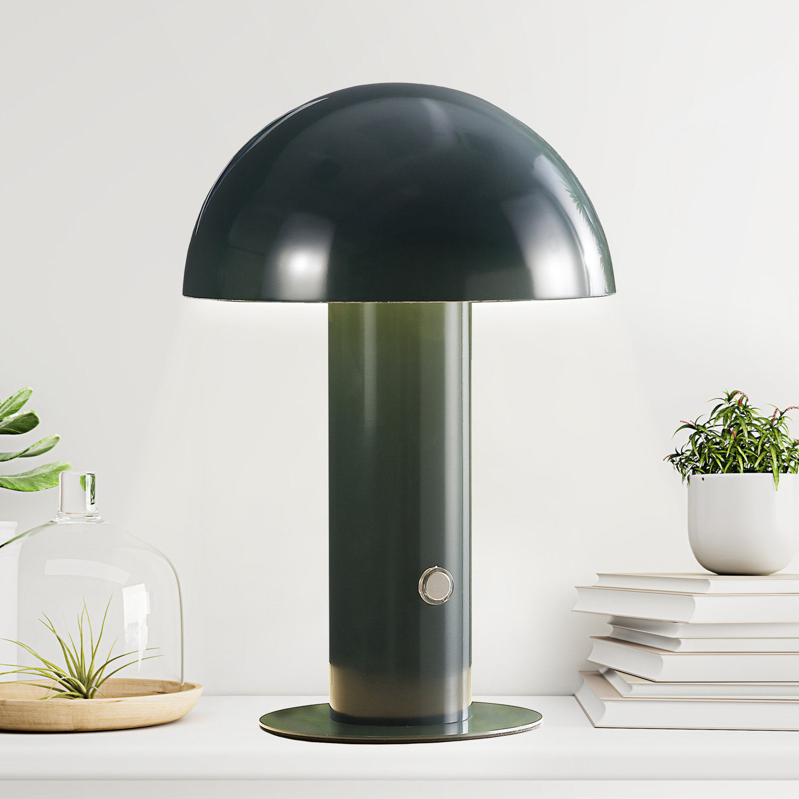 Viv Metal Desk Lamp, Forest Green