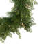 Real Touch Cedar And White Pine Artificial Christmas Wreath - 30" - Warm White LED