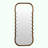 31.4x1.4x74" Oversized Wooden Floor Mirror