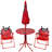 Darrian 3 Piece Kids' Garden Bistro Set with Parasol-37961022