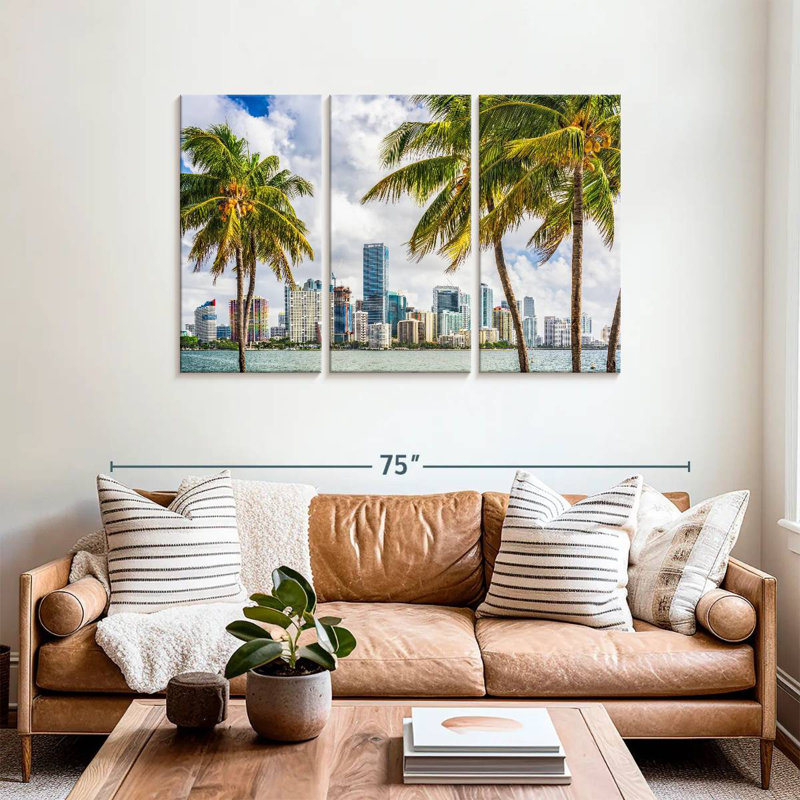 Kavia Tropical Downtown Miami, 36" H x 57" W