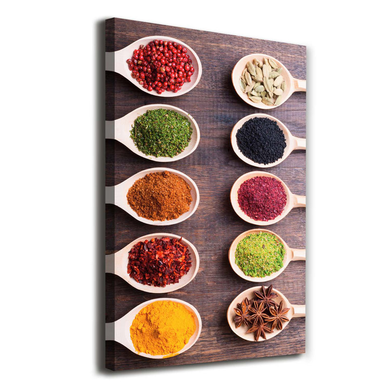 Spices - Wrapped Canvas Print